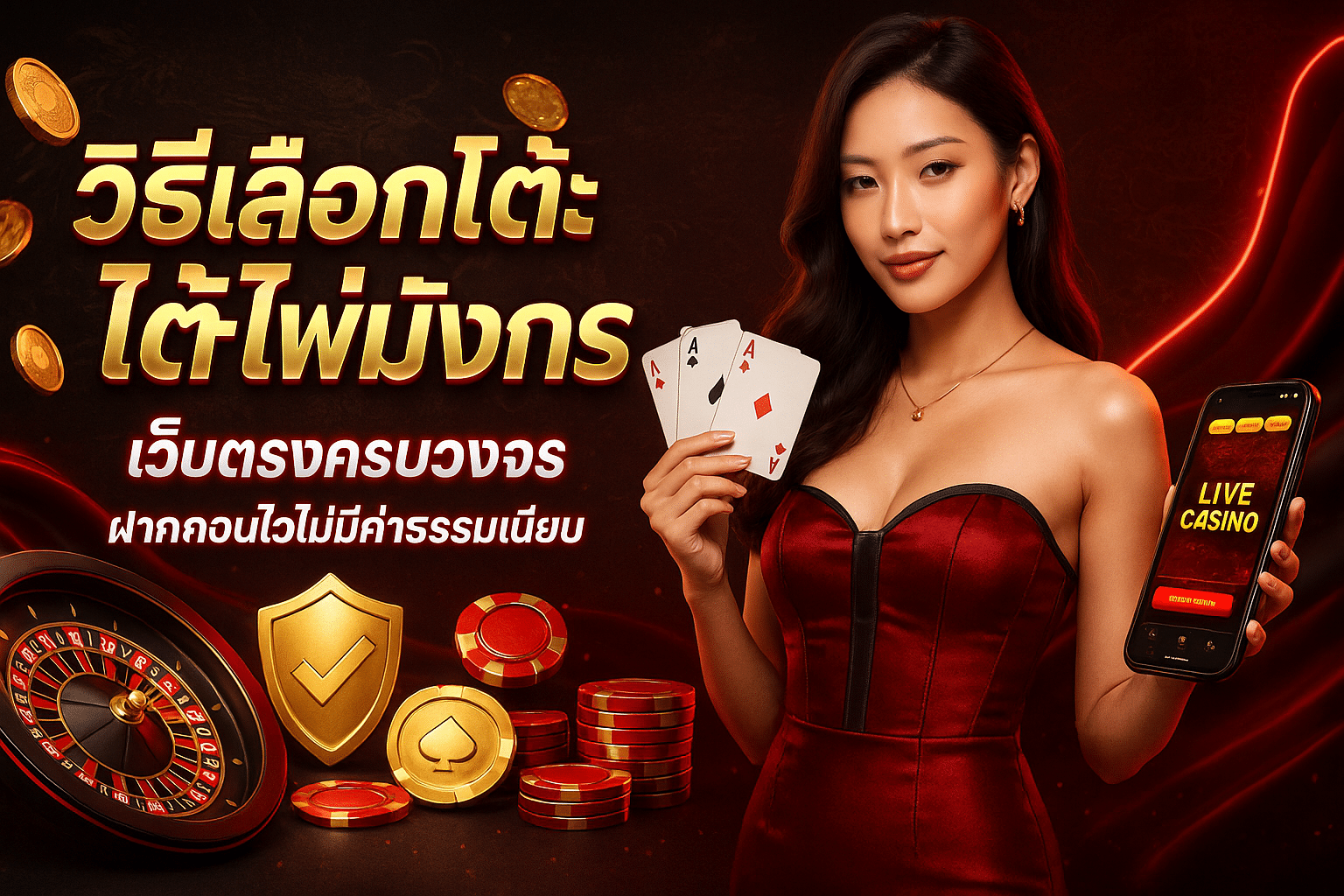 วิธีเลือกโต๊ะไพ่มังกร