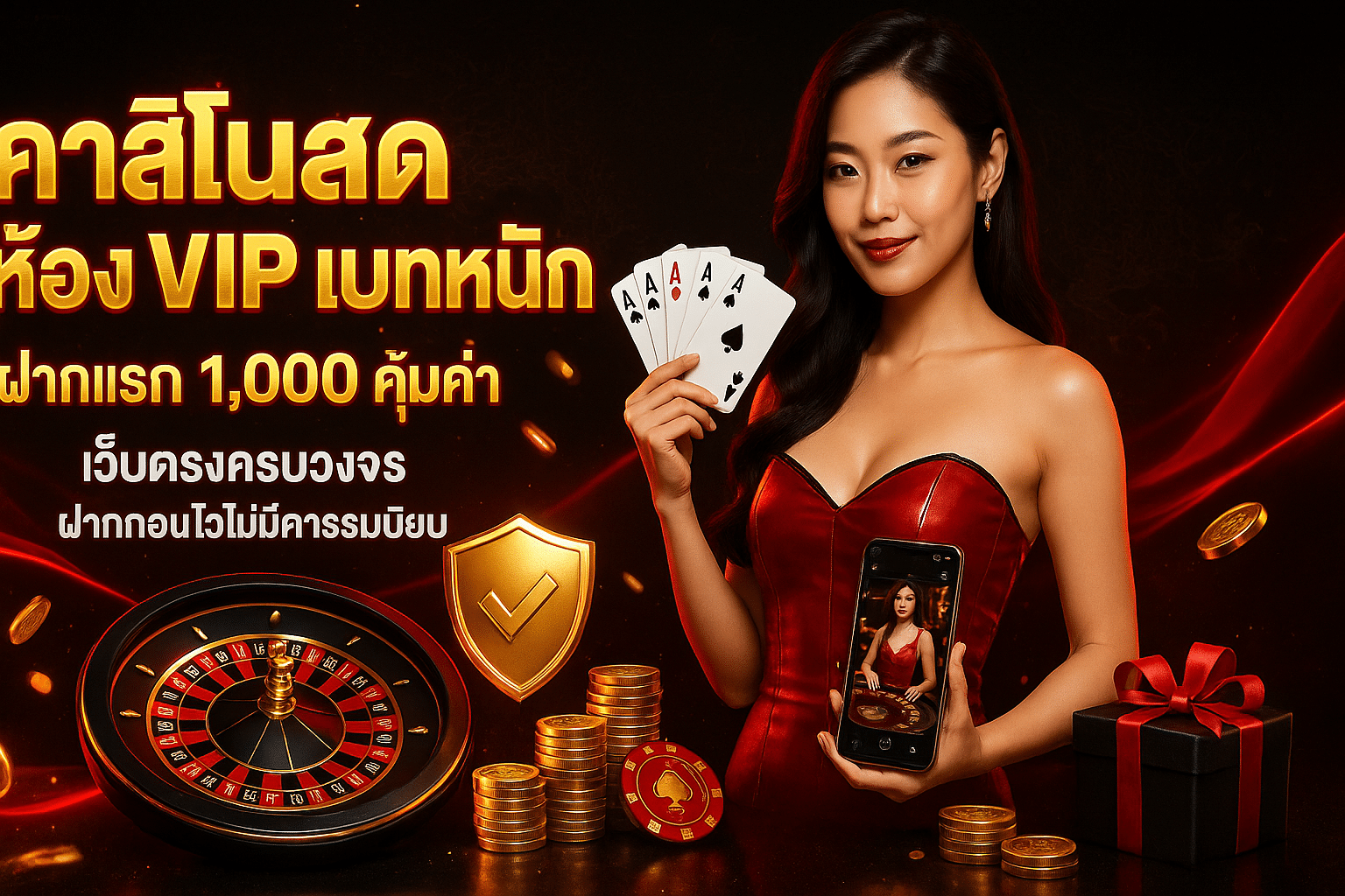 คาสิโนสดห้อง VIP เบทหนัก